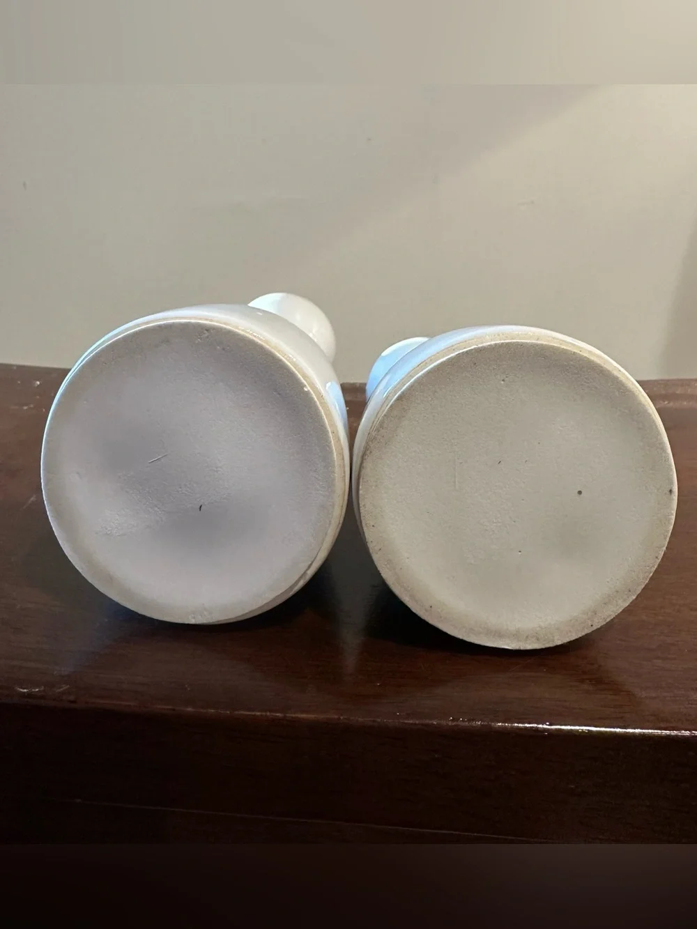Set of 2 ceramic candle holders • objects